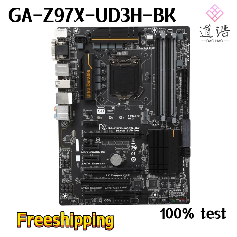 ⰡƮ GA-Z97X-UD3H-BK   100% ׽Ʈ Ϸ κ, 32GB M.2 LGA 1150 DDR3 ATX Z97